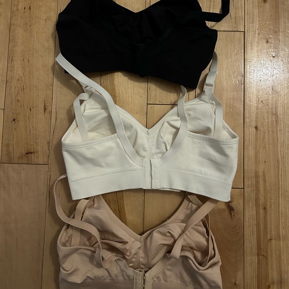 Body Silk Seamless Nursing Bra (x3) White/Black/Butterscotch - Picture 3 of 4